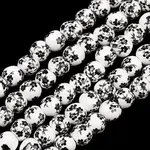 Floral Printed Porcelain Beads