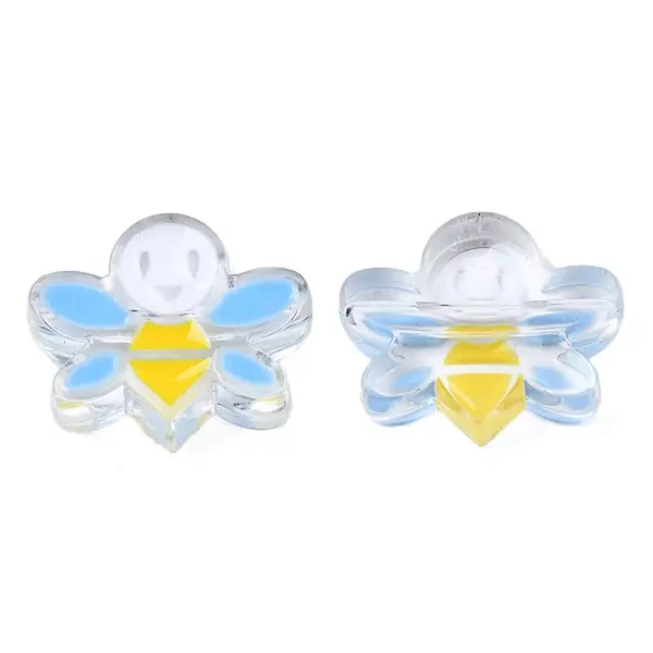 Transparent Acrylic Enamel Beads