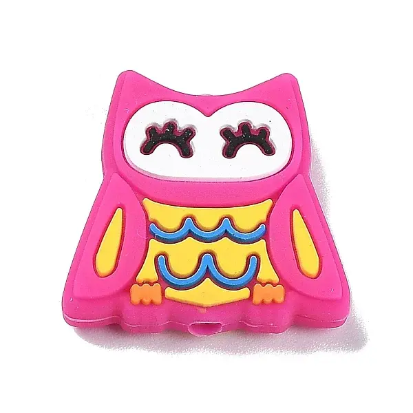 Owl Food Grade Eco-Friendly Silicone Beads