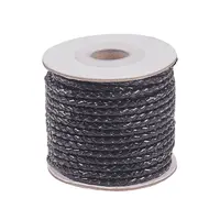 Round Braided Cowhide Cords