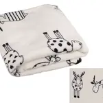 Deka flanel fleece 70x100cm - bílá sob