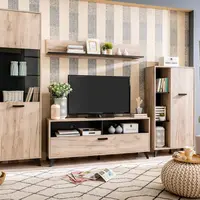 Obývací sestava taylor - dub šedý/černý