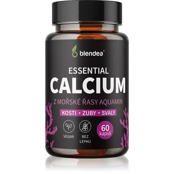 Blendea Essential Calcium kapsle pro podporu zdraví kostí a zubů 60 cps
