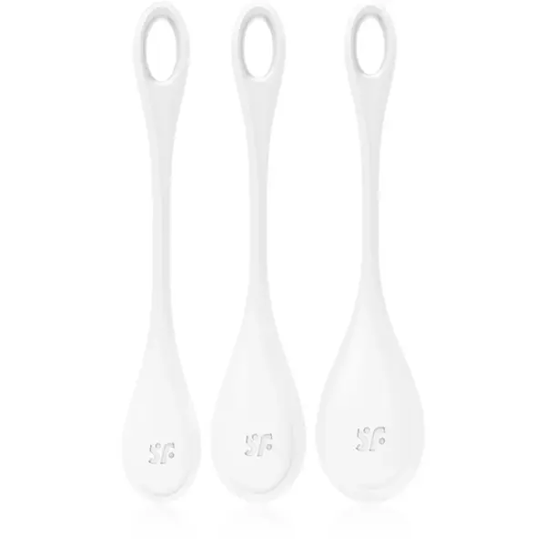 Satisfyer YONI POWER 1 TRAINING vaginální činky White 3 ks