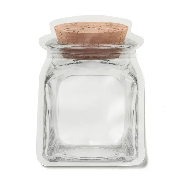 Bottle Shaped Plastic Zip Lock Gift Bags