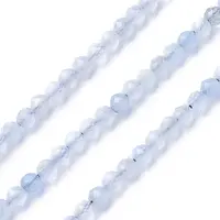 Natural Aquamarine Beads Strands
