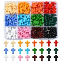 180Pcs 12 Colors Opaque Acrylic Beads