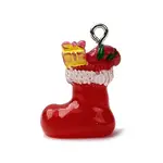 Christmas Opaque Resin Pendants