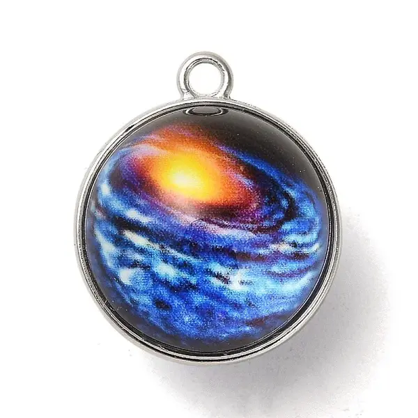 Galaxy Theme Luminous Glass Ball Pendants
