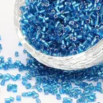 11/0 Two Cut Glass Seed Beads