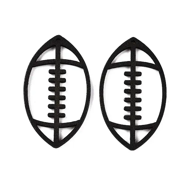 Natural Poplar Wood Big Pendants