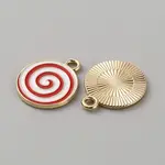 Christmas Themed Alloy Enamel Pendants