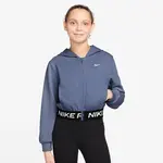 Nike Pro Fleece Big Kids (Girls) Dri-FIT Full-Zip Hoodie M