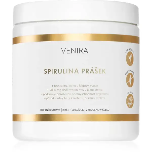Venira Spirulina prášek pro detoxikaci organismu a podporu imunity 250 g