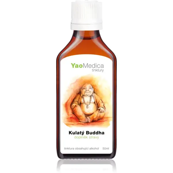 YaoMedica Kulatý Buddha bylinná tinktura pro kontrolu hmotnosti 50 ml