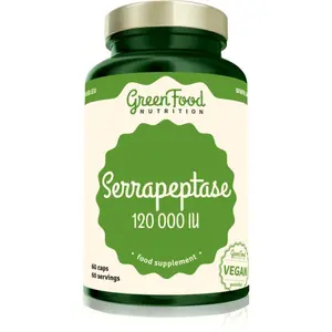 GreenFood Nutrition Serrapeptase 120 000 IU doplněk stravy pro vaši pohodu 82 g