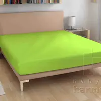 42-froté prostěradlo - kiwi - 90 x 200 cm