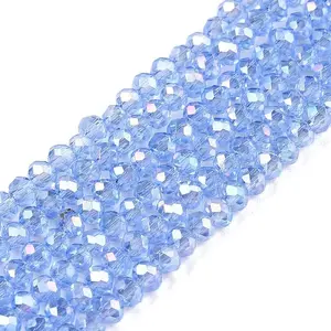 Electroplate Glass Beads Strands