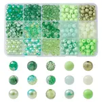 375Pcs 15 Styles Acrylic Beads