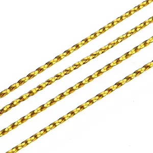 1mm Jewelry Braided Thread Metallic Threads