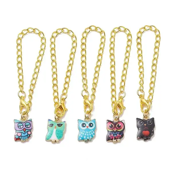 Owl Alloy Pendants Decorations