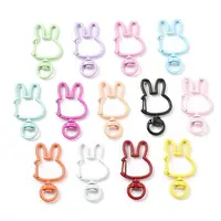 Spray Painted Eco-Friendly Alloy Swivel Snap Hook Clasps