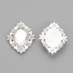 Alloy Rhinestone Flat Back Cabochons