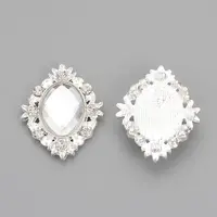 Alloy Rhinestone Flat Back Cabochons