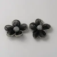 Lace & Plastic Detachable Shoe Buckle Clips