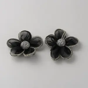 Lace & Plastic Detachable Shoe Buckle Clips