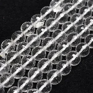 Natural Quartz Crystal Beads Strands