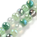 Electroplate Glass Bead Strands