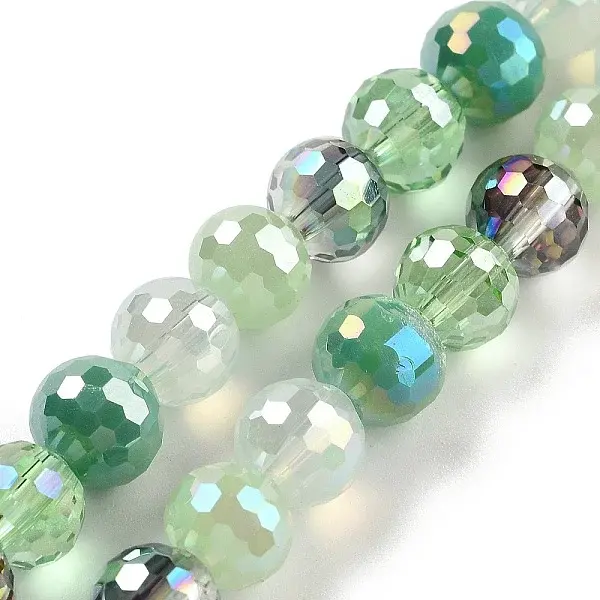 Electroplate Glass Bead Strands