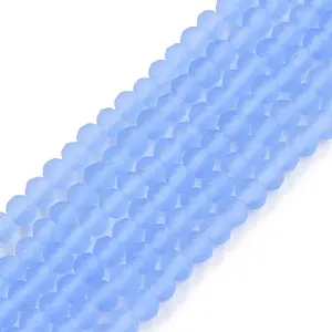 Transparent Glass Beads Strands