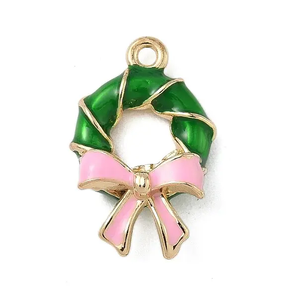 Christmas Alloy Enamel Pendants