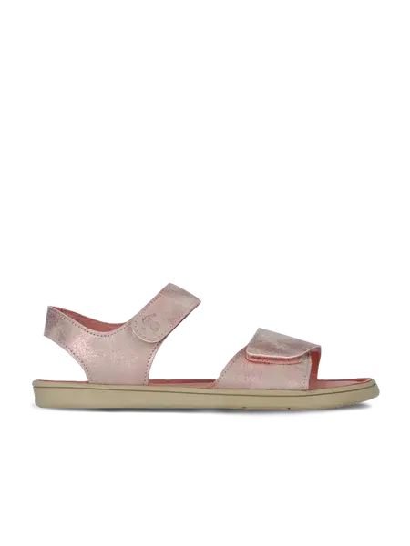 Dětské barefoot sandály Be Lenka Miami Junior - Coral Sparkle