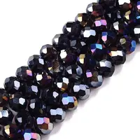 Electroplate Glass Beads Strands