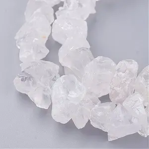 Natural Quartz Crystal Beads Strands