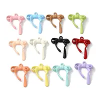 Alloy with Spary Painted Pendants