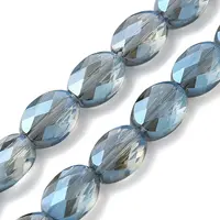 Electroplate Glass Beads Strands