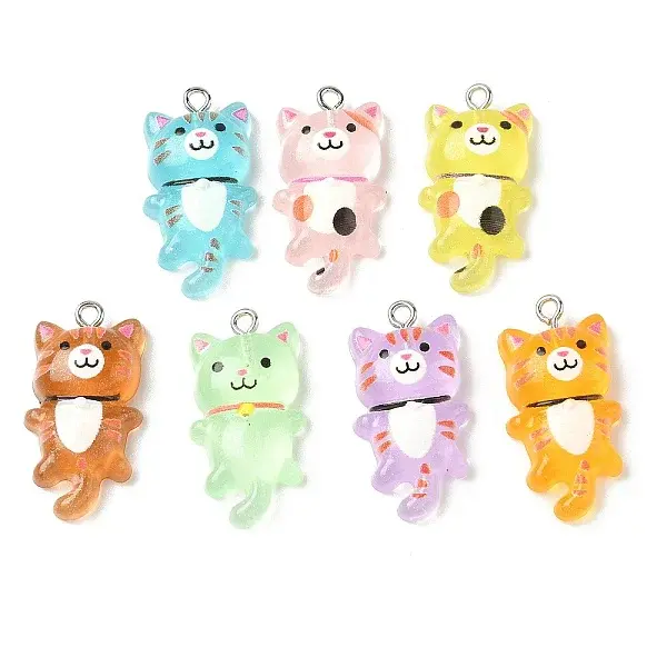 Transparent Resin Pendants