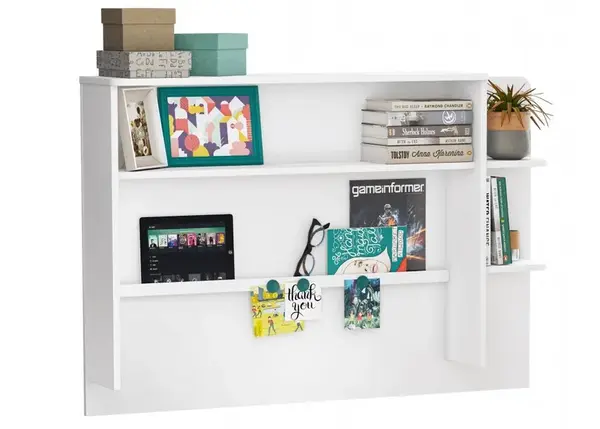 Nástavec nad jednoduchý psací stůl pure - bílá