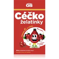 GS Céčko so šípkami žuvacie tablety s vitamínom C bez cukru 50 ks