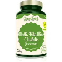 GreenFood Nutrition Multi VitaMin Chelate for Women komplexný multivitamín s minerálmi pre ženy 108 g