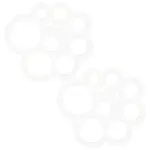 Transparent Acrylic Round Leather Cutting Tool