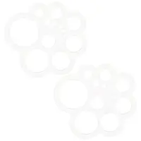 Transparent Acrylic Round Leather Cutting Tool