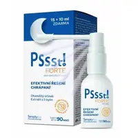 Pssst! Forte ústní sprej při chrápání 15+10 ml