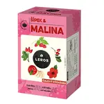 Leros Čajový dýchánek šípek&malina 20x2g