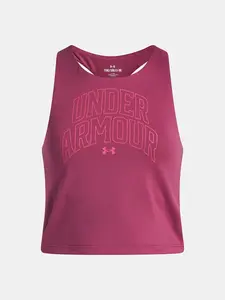 Dívčí tílko Under Armour UA Motion Branded Tank-RED - Holky