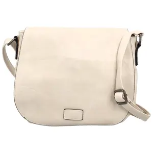 Menší dámská crossbody s velkou klopou Rashida, béžová